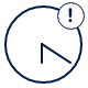 Delayed processing icon